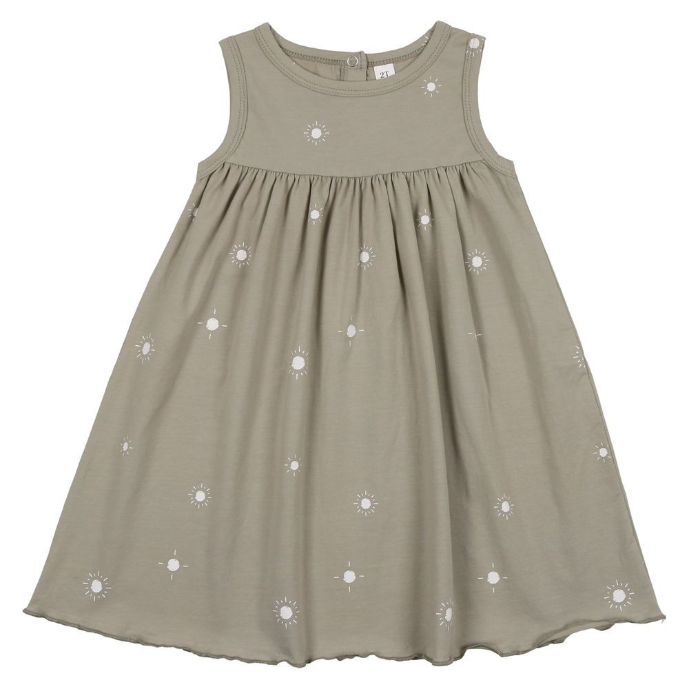 Pouf Baby's Sun Print Sleeveless Dress